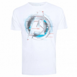 AVENGERSMarvelEndgameQuantumHerenT-shirtFBMTS418WHT