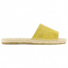 Espadrij-WomensPlageVelour-Sandalenmaat36beigegeel