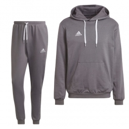 adidasEntrada22SweatHoodieTrainingspakGrijsWit