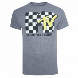 MTVCheckLogoHerenT-shirtPOMTS196GRH