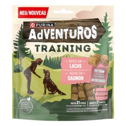 6xAdventurosTrainingTreatsZalm115gr