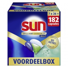 7xSunBrilliantShineAll-in1Vaatwascapsules26stuks