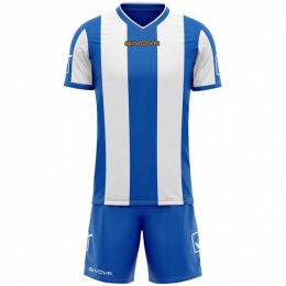 GivovaVoetbaltenueShirtmetShortsKitCatalanoblauwwit