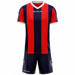 GivovaVoetbaltenueShirtmetShortsKitCatalanonavyrood
