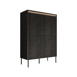 Meubella-DressoirTimoteo-Matzwart-98cm-Hoog