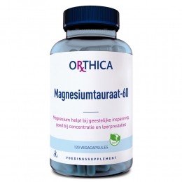 GratisVerzendingOrthicaMagnesiumtauraat-60120tabletten