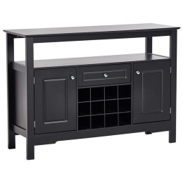 Beliani-TIMBOON-Wijnkast-Zwart-MDF