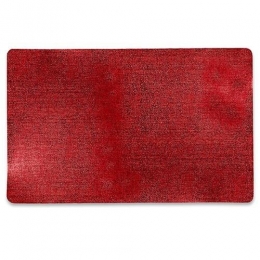 UniqueLiving-PlacematMetallic30x45cm-Rood