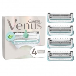 4xGilletteVenusVoorHuidenSchaamhaarScheermesjes4stuks