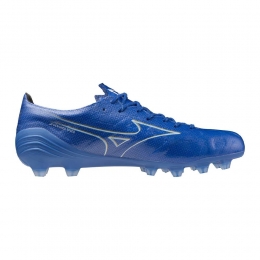 MizunoAlphaEliteGrasVoetbalschoenenFGBlauwWitGoud