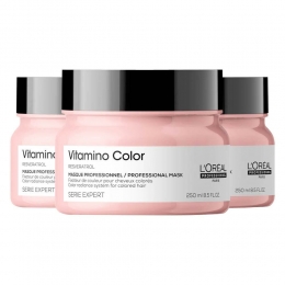 3xLOralProfessionnelVitaminoColorHaarmasker250ml