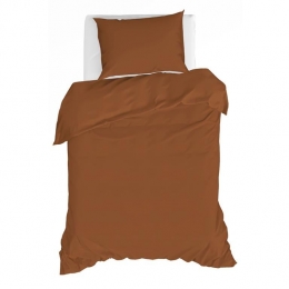 byfonQFreshDekbedovertrek140x200220cm-Terracotta