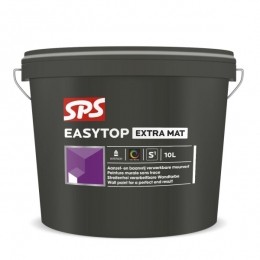 SPSEasytopExtraMatMuurverf-OpKleurGemengd-10L