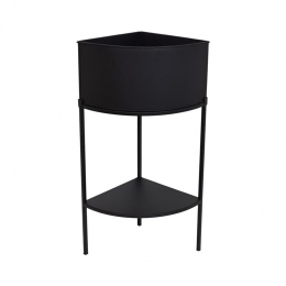 LOFT42Florahoekplantenbak-Metaal-Zwart