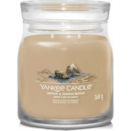 YankeeCandleGeurkaarsMediumJarAmberSandalwood368gr