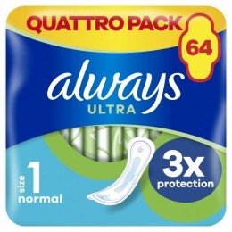4xAlwaysMaandverbandUltraNormal64stuks