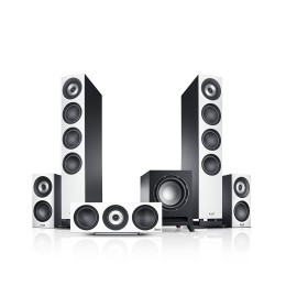 TeufelDefinion3Surround51SetHigh-EndhomecinemaluidsprekersetKrachtigesubwooferWitZwart