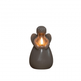 Kaarsengelwaxled3dvlamopbatterijmettimerd85h145cmtaupeAnnasCollection-Annascollection