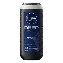 3xNIVEAMenDouchegelDeepClean250ml