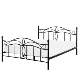 Beliani-ANTLIA-Tweepersoonsbed-Zwart-140x200cm-Metaal