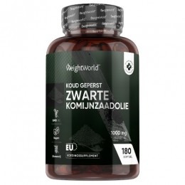 Zwartekomijnolie-1000mg180Softgels-Zwartezaadolie-Omega36-6maandenvoorraad