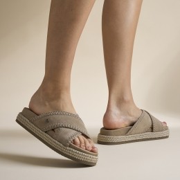 WarmbatNullagineSlippersbeigeSuede