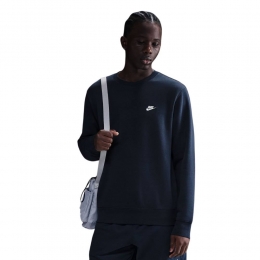 NikeClubCrewSweaterDonkerblauwWit