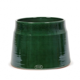 SERAX-BloempotGroen-donkergroenD30cmH23cm