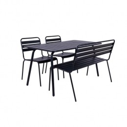 MetalentuinsetMaxzwart150cm
