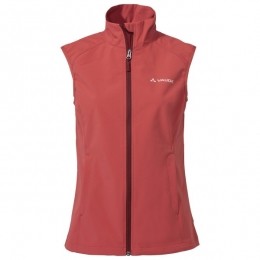 Vaude-WomensHurricaneVestIII-Softshellbodywarmermaat34rood