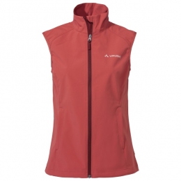 Vaude-WomensHurricaneVestIII-Softshellbodywarmermaat44rood