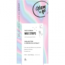 3xGlamGoWaxStripsBikiniFace20stuks