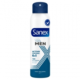 6xSanexDeodorantSprayMen72HActiveControl200ml