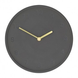 QUVIOWandklok-25cm-Beton-Antraciet