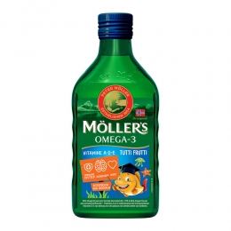 GratisVerzending2xMollersOmega-3TuttiFrutti250ml