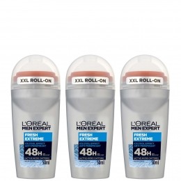 LOralParisMenExpertFreshExtremeDeodorantRoll-On50mlTrio