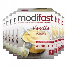 8xModifastIntensivePuddingVanille8x55gr