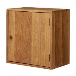 ArtichokAbigailEikenhoutenWandkastMetDeurNaturel