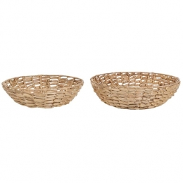 Beliani-DALAT-Decoratieveschaalsetvan2-Licht-Waterhyacint
