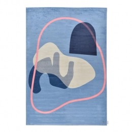 TomTailorShapesVloerkleed160x230cm-Blauw