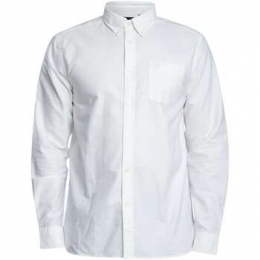 OverhemdLangeMouwLyleampScottTonalEaglePlainOxfordShirt