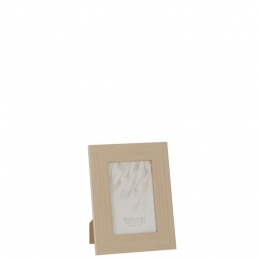 J-LinefotolijstGewoven-hout-lichtbeige-4stuks