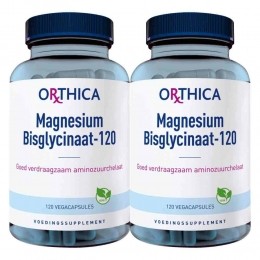 GratisVerzending2xOrthicaMagnesiumBisglycinaat-120120capsules