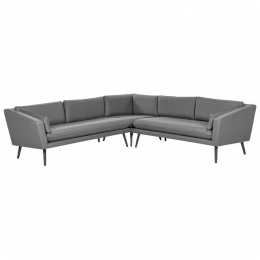 Beliani-LORETELLO-Tuinbank-Grijs-Polyester
