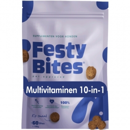 FestyBitesMultivitaminenHondensnack180gr