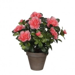 MicaDecorationsAzaleaKunstplant-H27x20cm-Perzik