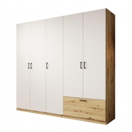 Meubella-KledingkastAudrey-Wit-225cm
