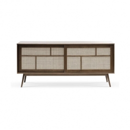 OlivineBoasSideboardGerooktEiken-Hout-Rattan-B180cm