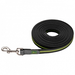 Hunter-TrackingleashVisbySuperGrip-HondenriemmaatLnge5m-Breite20cmgeel