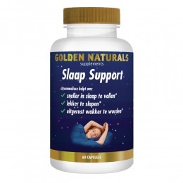 GratisVerzending2xGoldenNaturalsSlaapSupport60vegacapsules